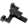 Mezclador de baño Rea Mayson con ducha de mano, color negro mate (REA-B9634)
