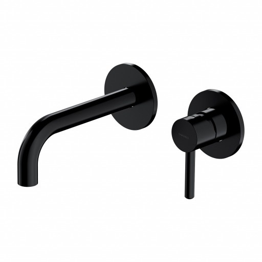 Mezclador de lavabo empotrado Omnires Y negro (Y1215HBL)