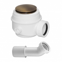 Sifón para plato de ducha y baño Omnires bronce antiguo (WB01XBR)