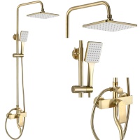 Sistema de ducha Rea Hass dorado (REA-B9972)