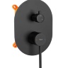 shower set Rea Oval black (REA-P8467)