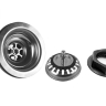 Fregadero de cocina Rea Caddy 46,5x80 negro (ZLE-00132) + sifón