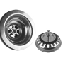 Fregadero de cocina Rea Caddy 46,5x80 negro (ZLE-00132) + sifón