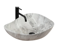 Lavabo Rea Dora Stone 40x51,5 gris (REA-U5066)