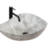 Lavabo Rea Dora Stone 40x51,5 gris (REA-U5066)