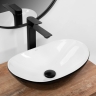 washbasin Rea Royal 48x30,5 mini black/white (REA-U0538)