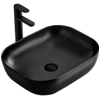 Lavabo Rea Belinda 33,5x46,5 negro mate (REA-U8470)