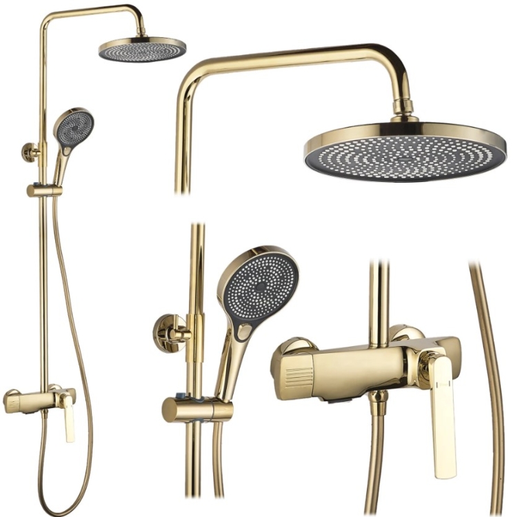 shower system Rea Rebel gold (REA-P2413)