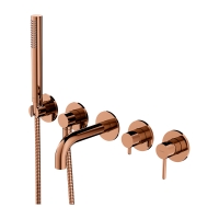 Omnires Y 5-hole copper bath mixer (Y1237/1SCP)