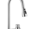 Grifo monomando de cocina Rea Conor con caño extraíble, níquel mate (REA-B6313)