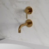 Mezclador de lavabo empotrado Omnires Y dorado (Y1215NGL)