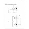 Omnires Y copper bath and shower mixer (Y1231CP)
