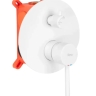 Conjunto de ducha empotrado Rea Lungo blanco (REA-P6611)