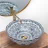 Lavabo Rea Vivien 42,5x42,5 azul (REA-U5666)