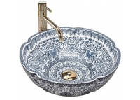 Lavabo Rea Vivien 42,5x42,5 azul (REA-U5666)