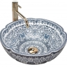 Lavabo Rea Vivien 42,5x42,5 azul (REA-U5666)