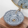 Lavabo Rea Vivien 42,5x42,5 azul (REA-U5666)