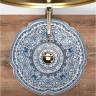 Lavabo Rea Vivien 42,5x42,5 azul (REA-U5666)