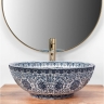 Lavabo Rea Vivien 42,5x42,5 azul (REA-U5666)