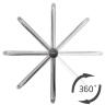 Mezclador de lavabo Rea Lugano negro mate alto (REA-B5001)