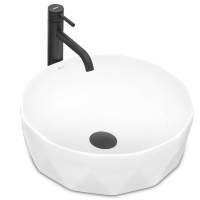 Lavabo Rea Vista 41x41 blanco (REA-U4601)