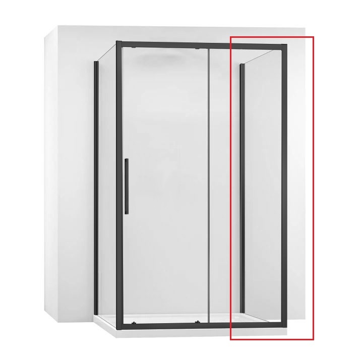 Pared lateral Rea Rapid 90x195 vidrio de seguridad, transparente (REA-K6422)