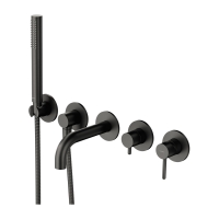 Omnires Y 5-hole graphite bath mixer (Y1237/1SGR)