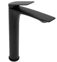 Mezclador de lavabo Rea Avalon alto, negro (REA-B1126)