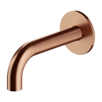 настенный излив для ванны Omnires Y brushed copper (WDY-SCPB)