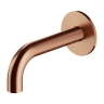 настенный излив для ванны Omnires Y brushed copper (WDY-SCPB)
