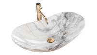 Lavabo Rea Royal 36x62,5 granito brillante (REA-U8596)