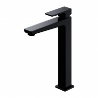 Mezclador de lavabo Omnires Parma negro mate, alto (PM7412BL)