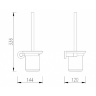 Escobilla de baño Omnires Modern Project níquel (MP60620NI)