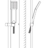 shower set Omnires Angel chrome (ANGEL-SCR)