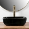 washbasin Rea Belinda Mini 25,5x37 Black (REA-U8004)