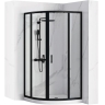 Cabina de ducha Rea Look 90x90x190, cristal de seguridad, transparente, negro (REA-K7903)