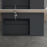 Lavabo Rea Archi 89,5x48 gris mate (REA-U4304)