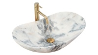 Lavabo Rea Royal 36x62,5 granito mate (REA-U8742)
