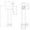 hygienic shower head Omnires Bidetta chrome (BIDETTA2-R/KCR)