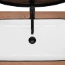 Lavabo Rea Denis 61,5x35 borde negro (REA-U6513)