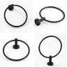 Towel holder Rea Mist black (REA-80028)
