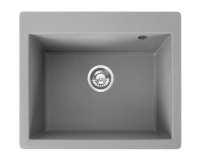 Fregadero de cocina Rea Lin 50x60 gris (ZLE-00131) + sifón