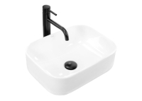 Lavabo Rea Demi Mini 40,5x31 blanco (REA-U5064)