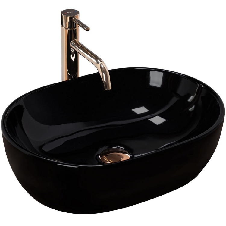 washbasin Rea Amelia 34,5x48 black (REA-U7411)