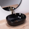 washbasin Rea Amelia 34,5x48 black (REA-U7411)