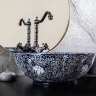 Lavabo Rea Sevilla 42x42 azul (REA-U7505)