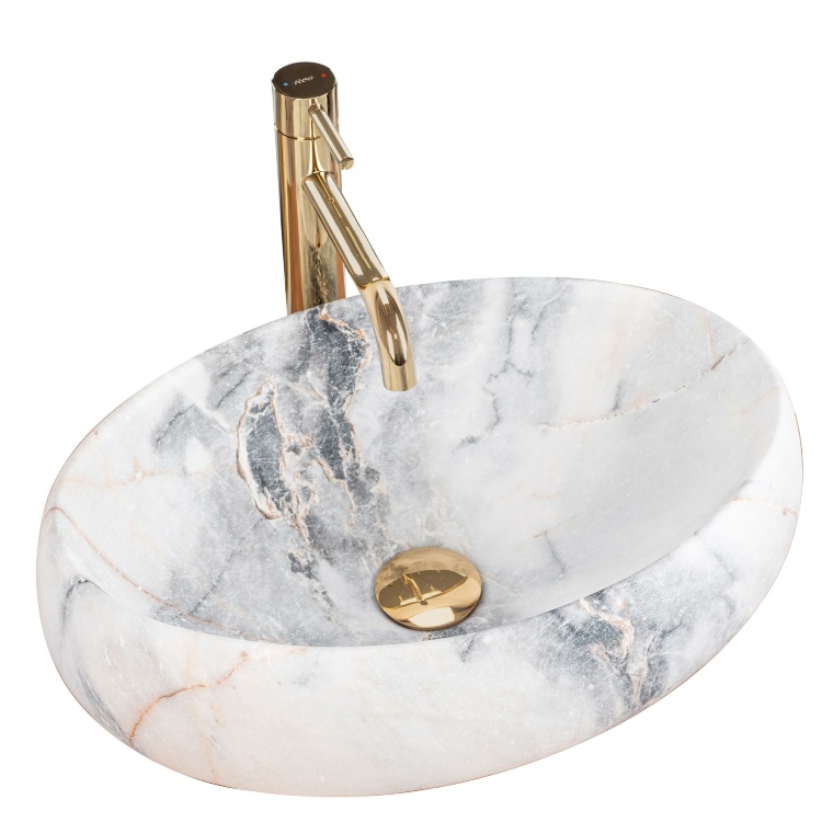 Lavabo Rea Linda 34,1x48,3 granito mate (REA-U8567)