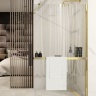 Estante Rea Evo dorado (HOM-00653)