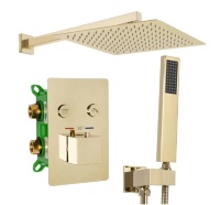 Conjunto de ducha Rea Fenix Davis Gold (REA-P6324)