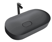 Lavabo Rea Iris 70x35,5 gris mate (REA-U4306)